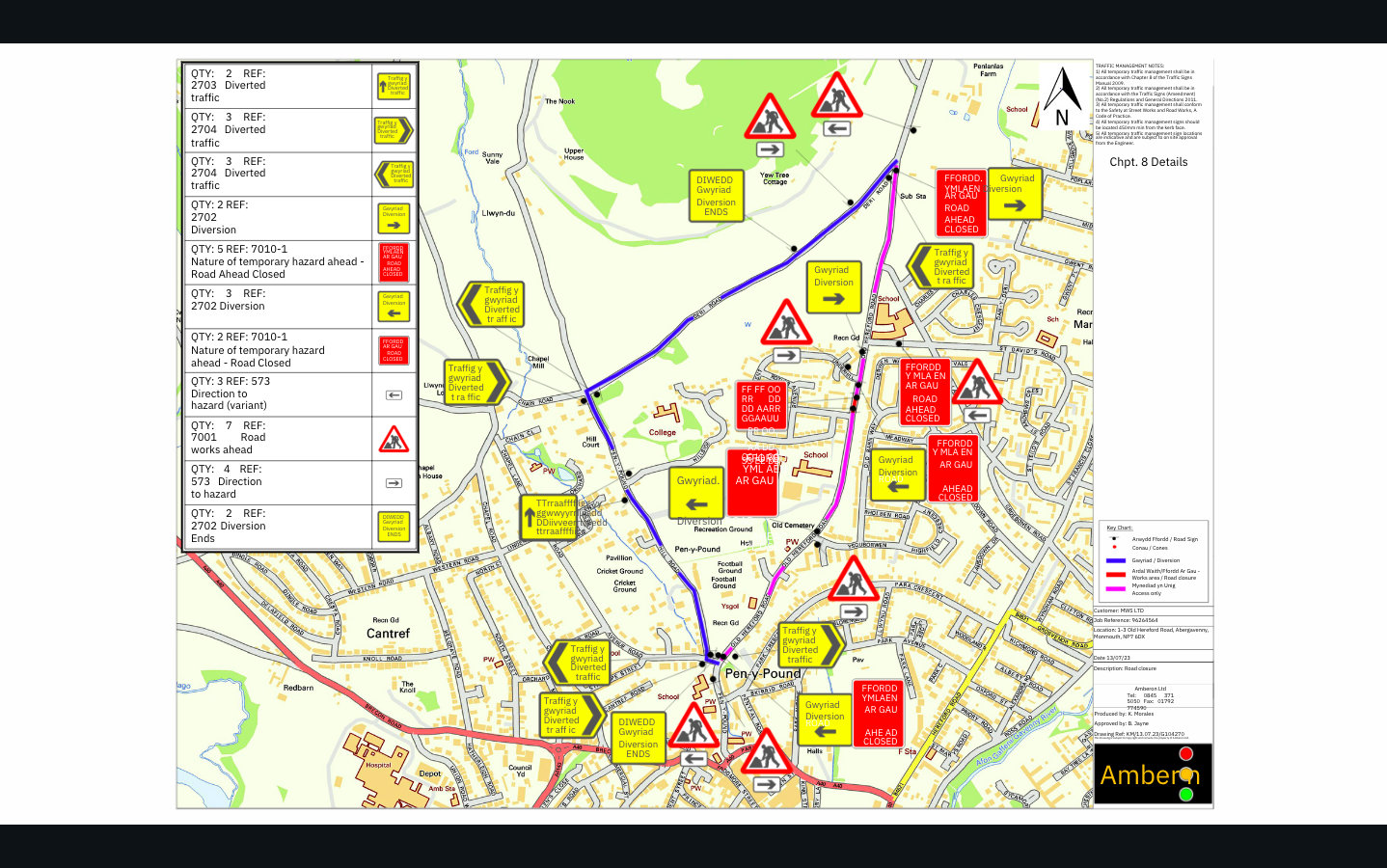 Emergency Road Closure For Old Hereford Road In Abergavenny ...